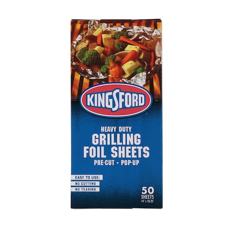 Kingsford Kingsford Aluminum Grilling Foil Sheets 10.25 in. L X 14 in. W 50 pk BBP12021